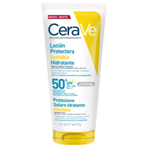 Cerave Loción Protectora Invisible hidratante SPF50+