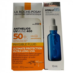 La Roche Posay - Pack Anthelios UVMUNE 400 Fluido invisible SPF50 + Hyalu B5 serum