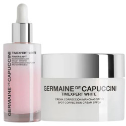 Germaine de Capuccini - Pack Timexpert White crema corrección manchas SPF20 + Booster Power Light