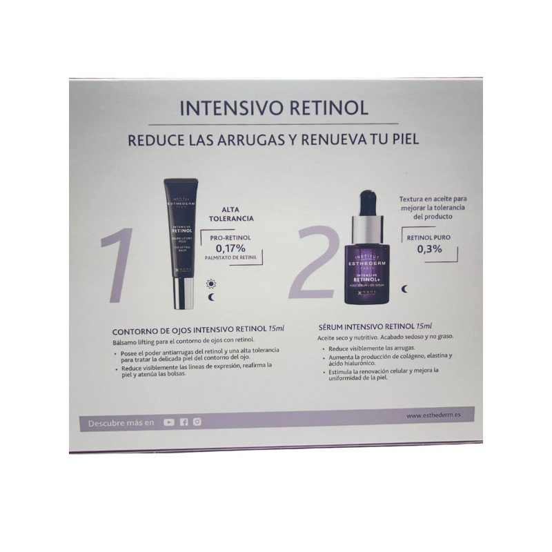 institut-esthederm-pack-retinol-contorno-de-ojos-y-serum
