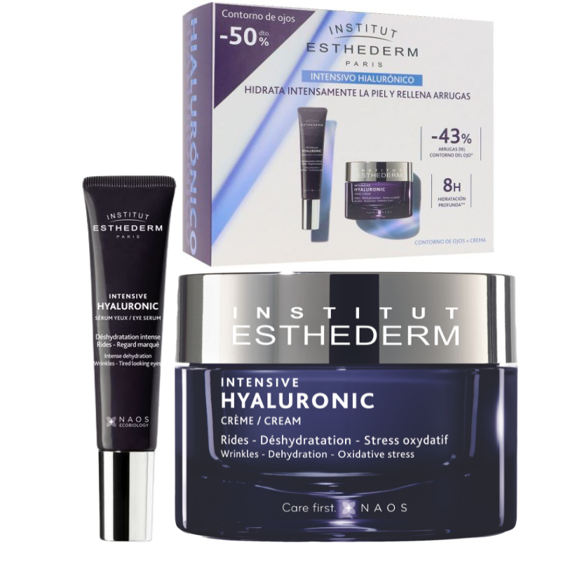 institut-esthederm-pack-intensivo-hyaluronic-crema-y-contorno-de-ojos