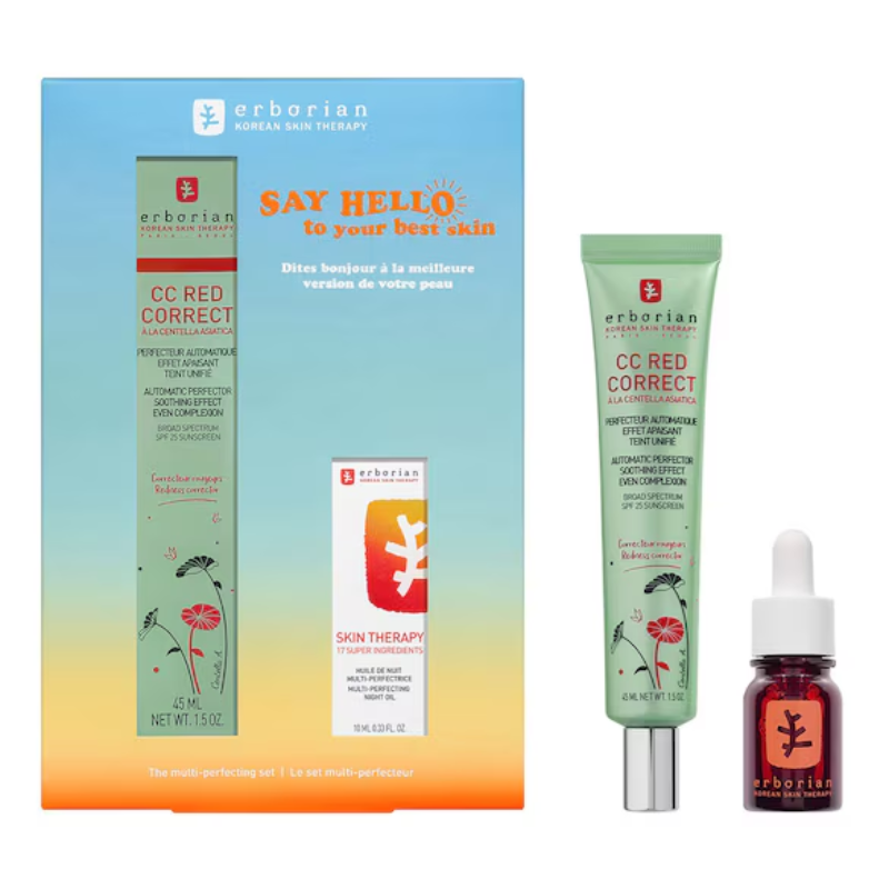 Erborian Pack CC Red Correct 45 ml + Skin Therapy 10 ml
