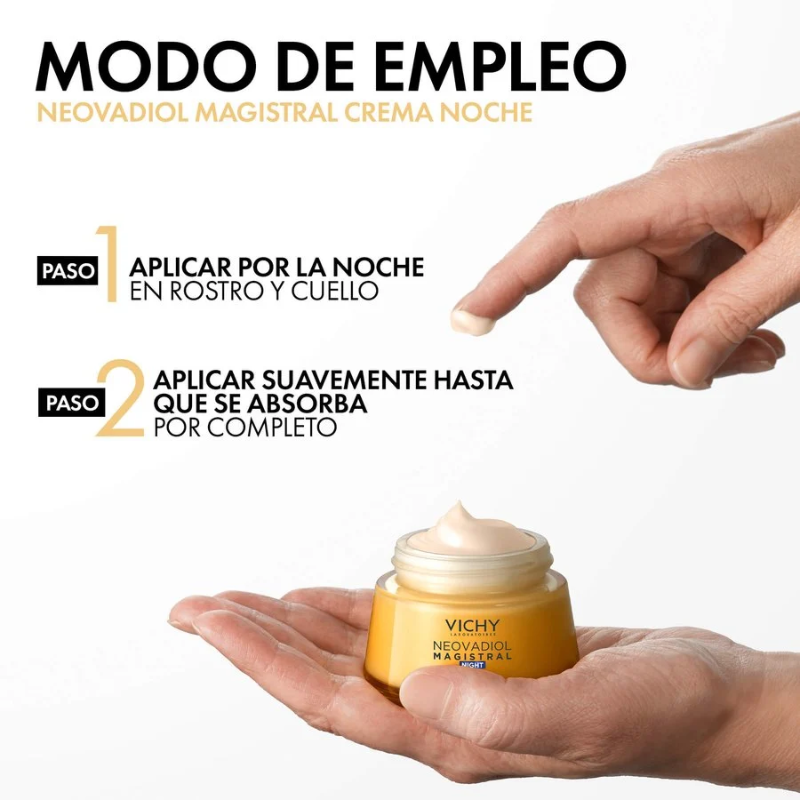 modo-de-uso-vichy-neovadiol-magistral-crema-reafirmante-noche